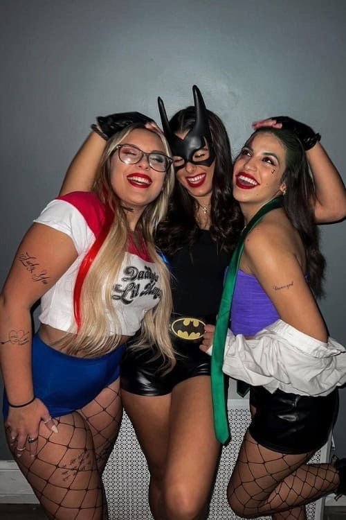 HARLEY QUINN, JOKER, AND BATWOMAN
