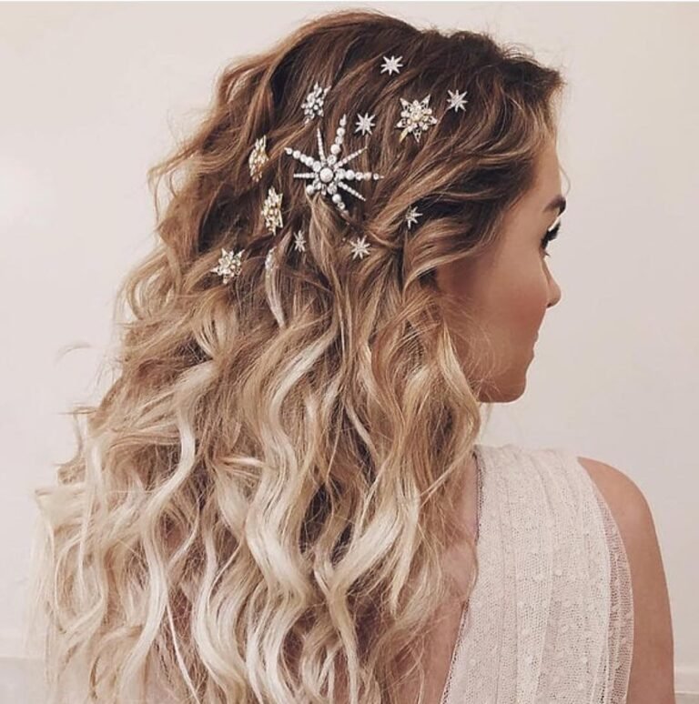 Wavy Sparkle New Years Eve Hair