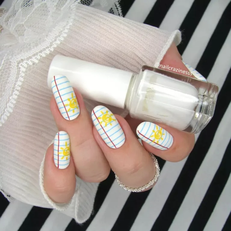 Back to School Nails with Notebook