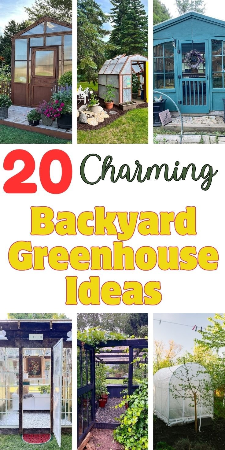 Charming Backyard Greenhouse Ideas