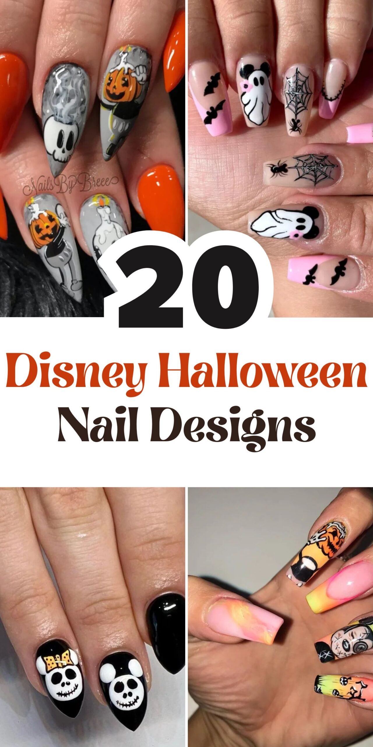 Disney Halloween Nail Designs