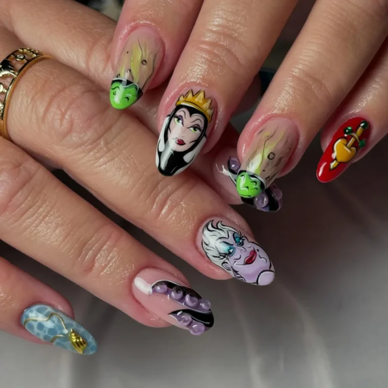 Disney Halloween Nails