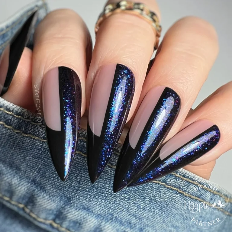 Edgy New Year Nails
