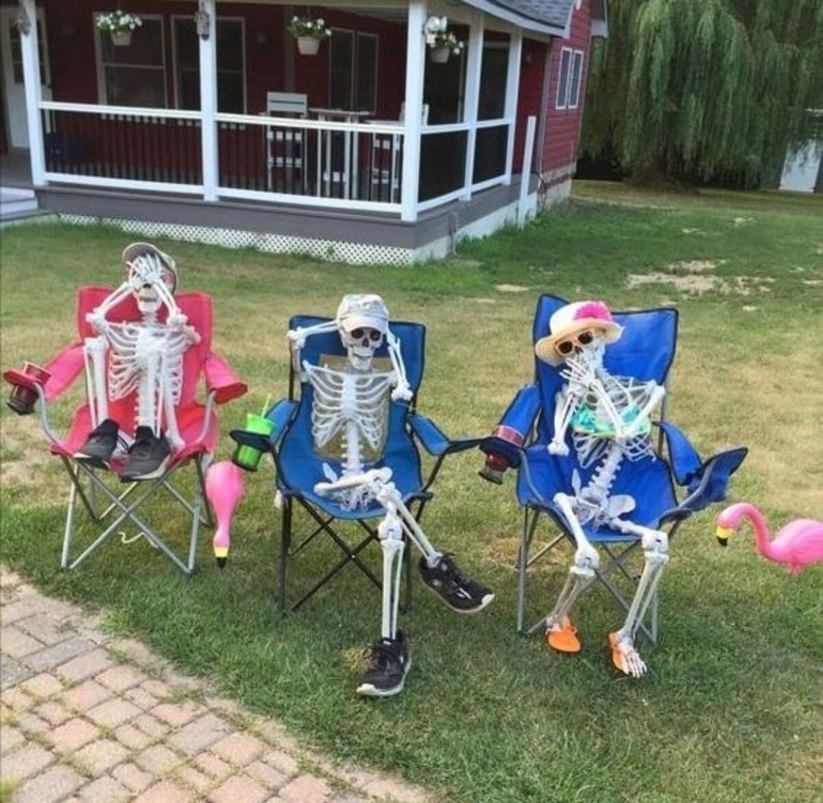 Fun Skeleton Arrangement