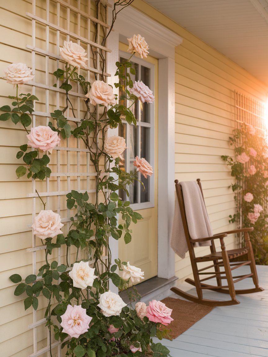 Golden Hour Serenity with Blush Roses