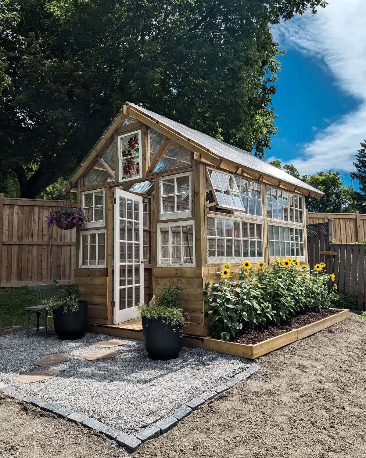 Greenhouse From Reclaimed Materials