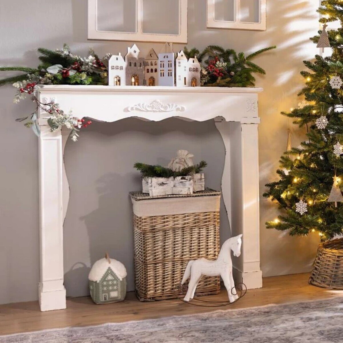 Make Due with a Makeshift Mantel