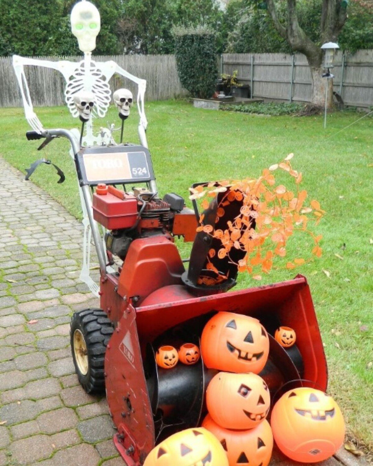 Makeshift Creative Skeleton Installation