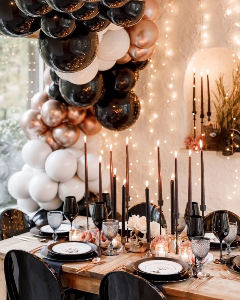 Moody Glam Meets Midnight Feast