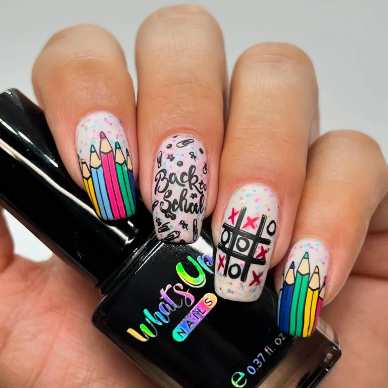 Nails with Pencils & Tic-Tac-Toe