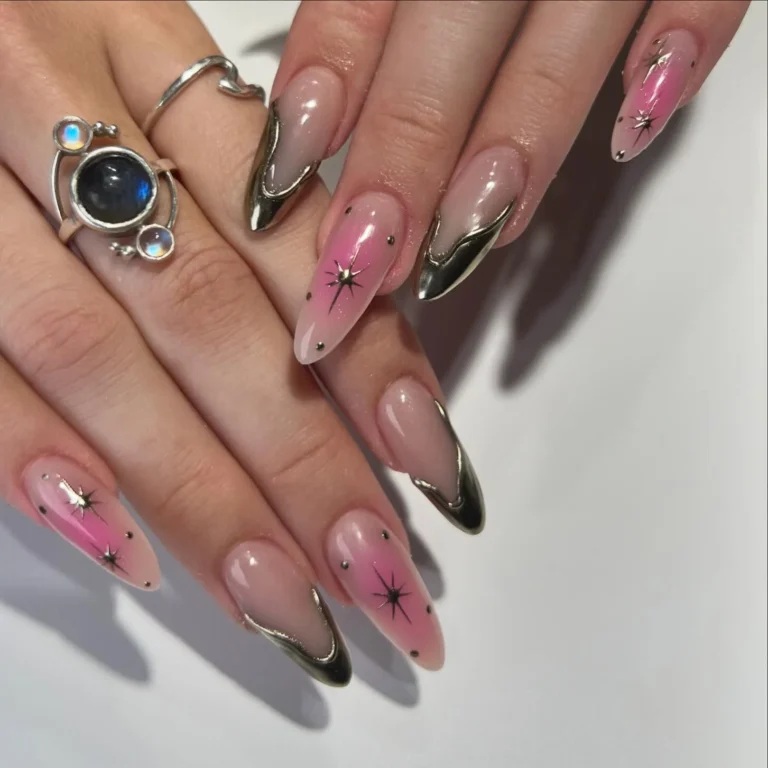Pointy New Year Nails
