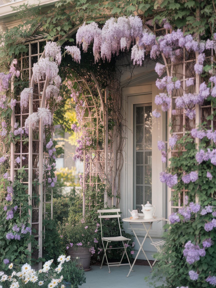 Romantic Wisteria Arbor
