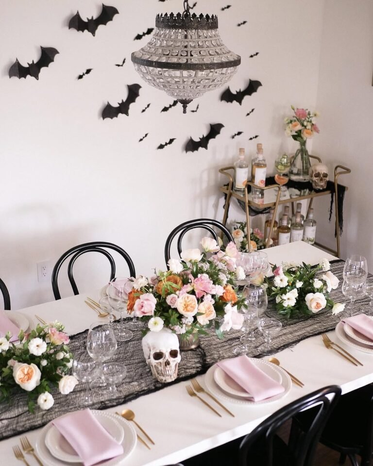 Skulls Meet Soft Florals