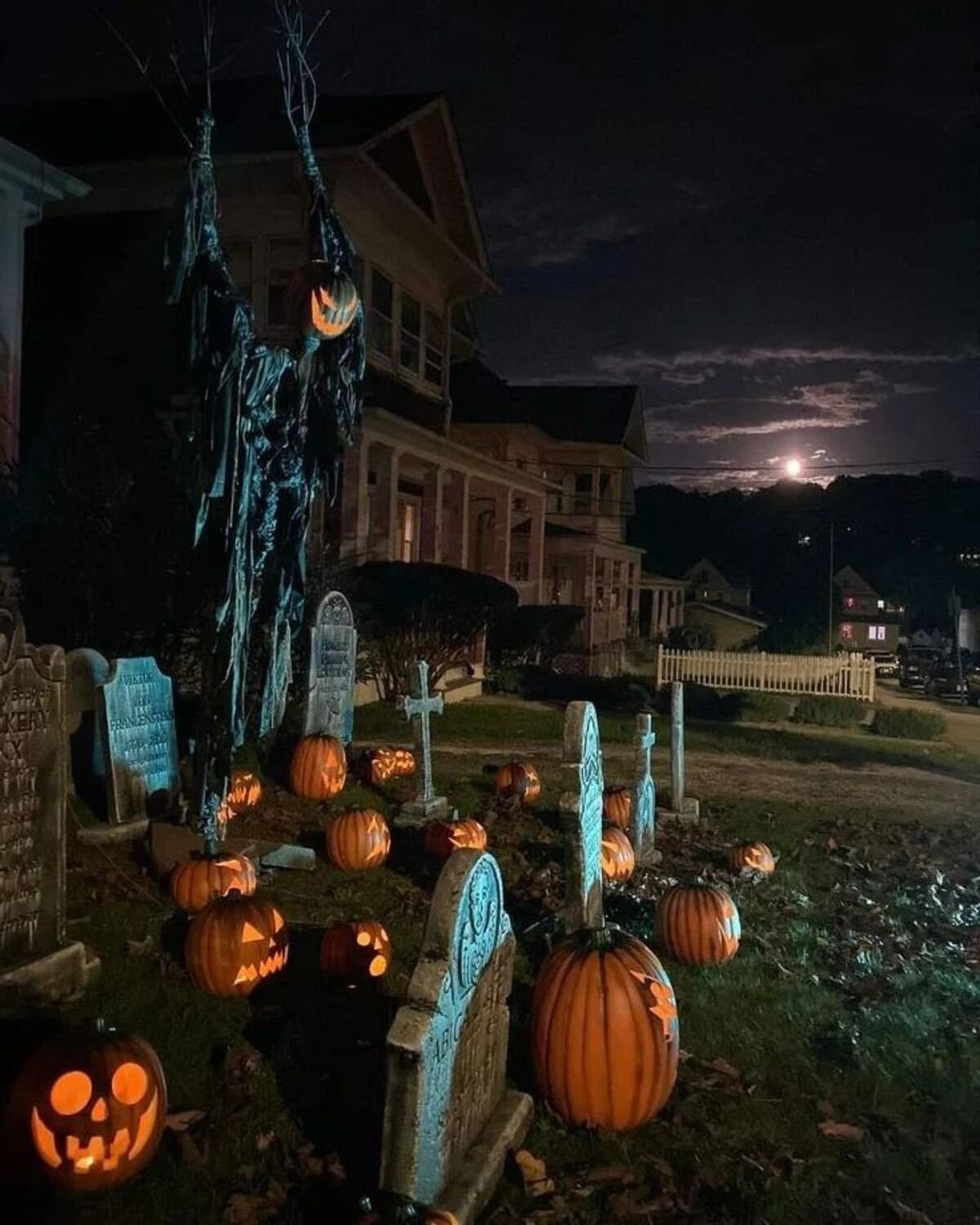 Spooky Halloween Graveyard