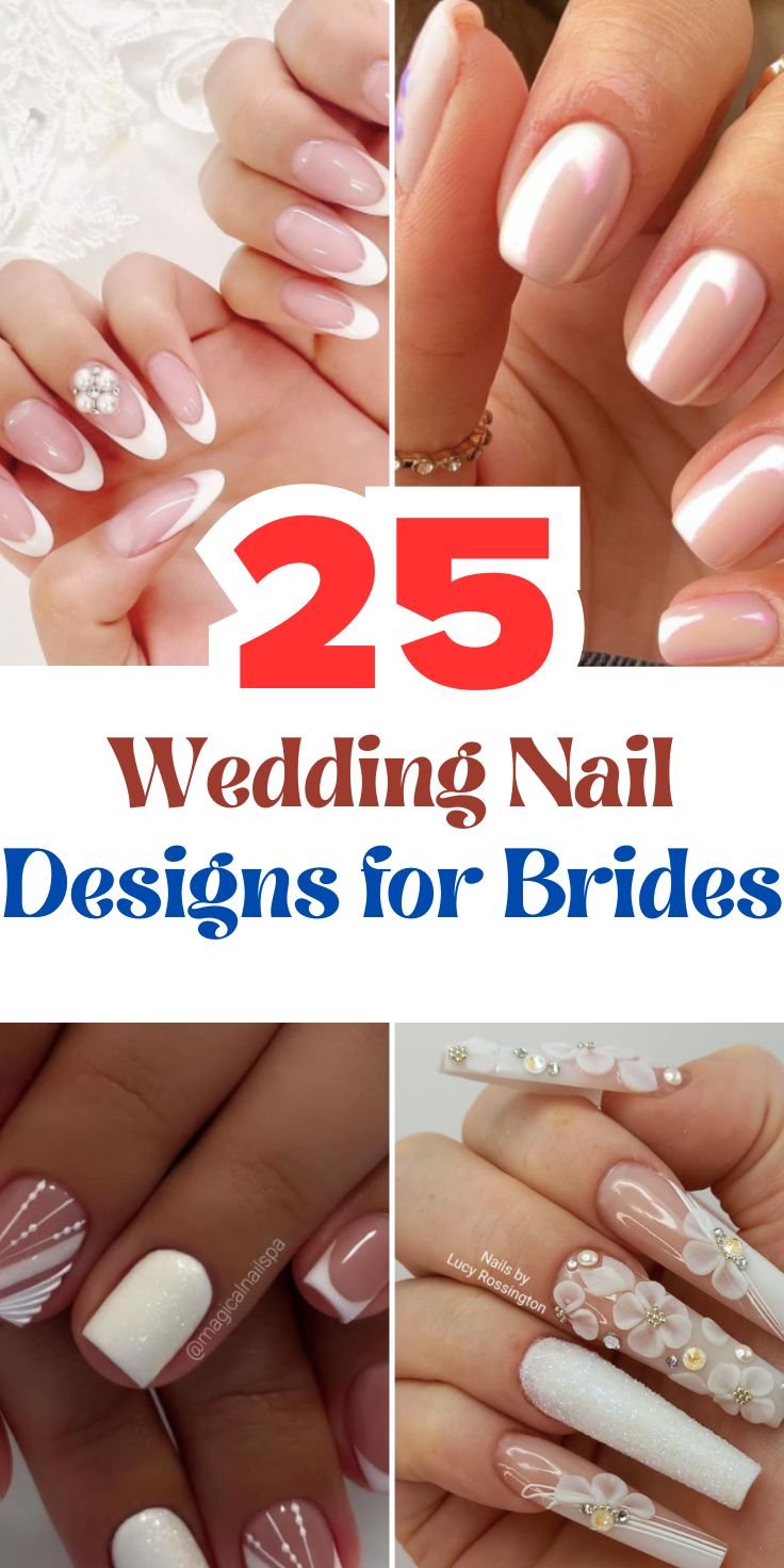 Wedding Nail Designs for Brides