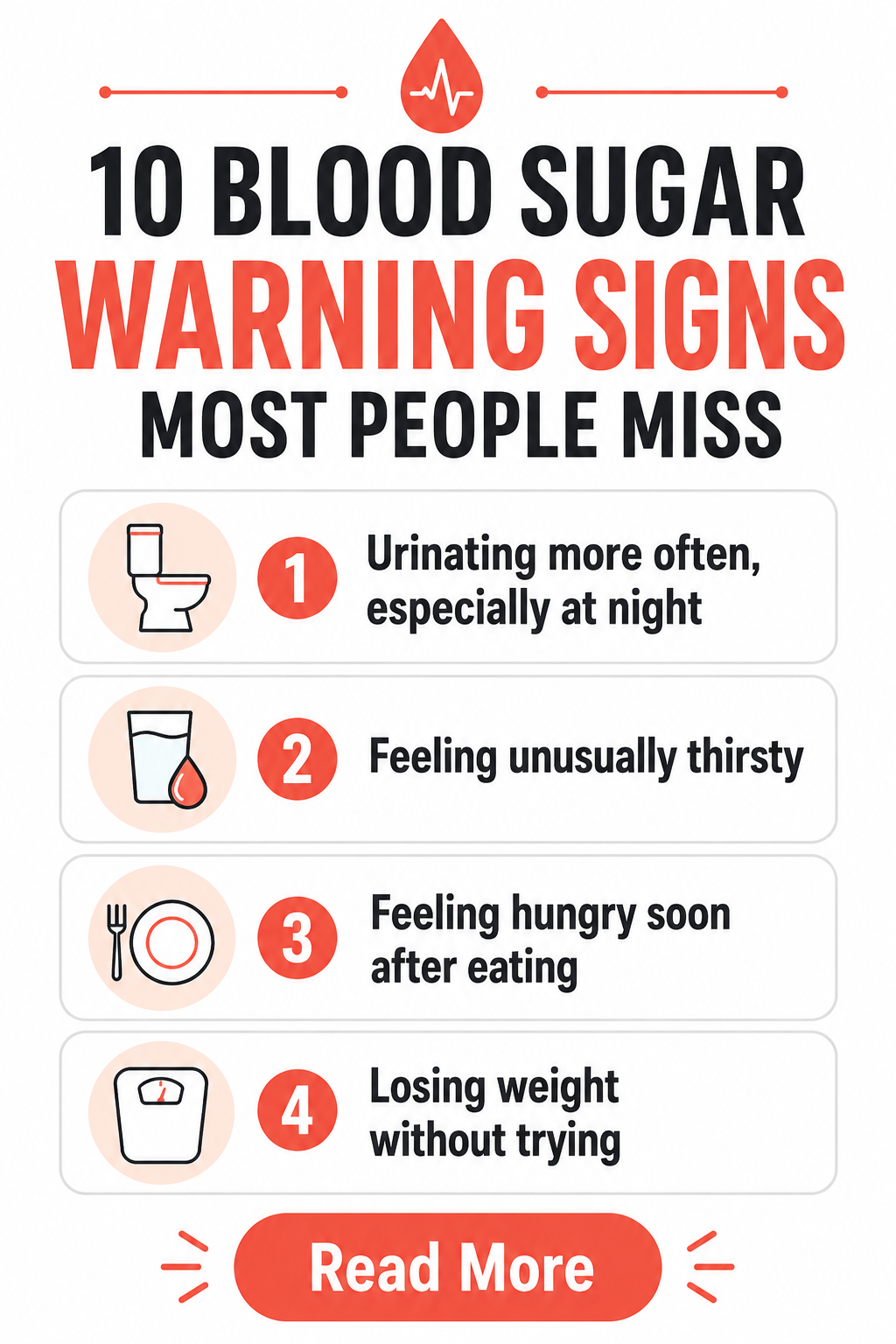 10 blood sugar warning signs