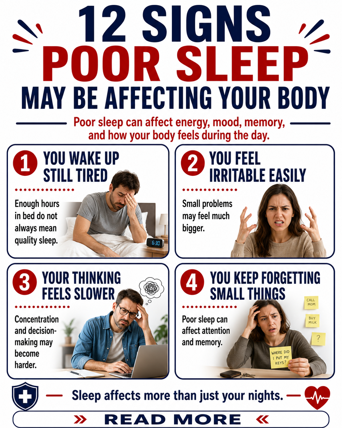 Signs Poor Sleep
