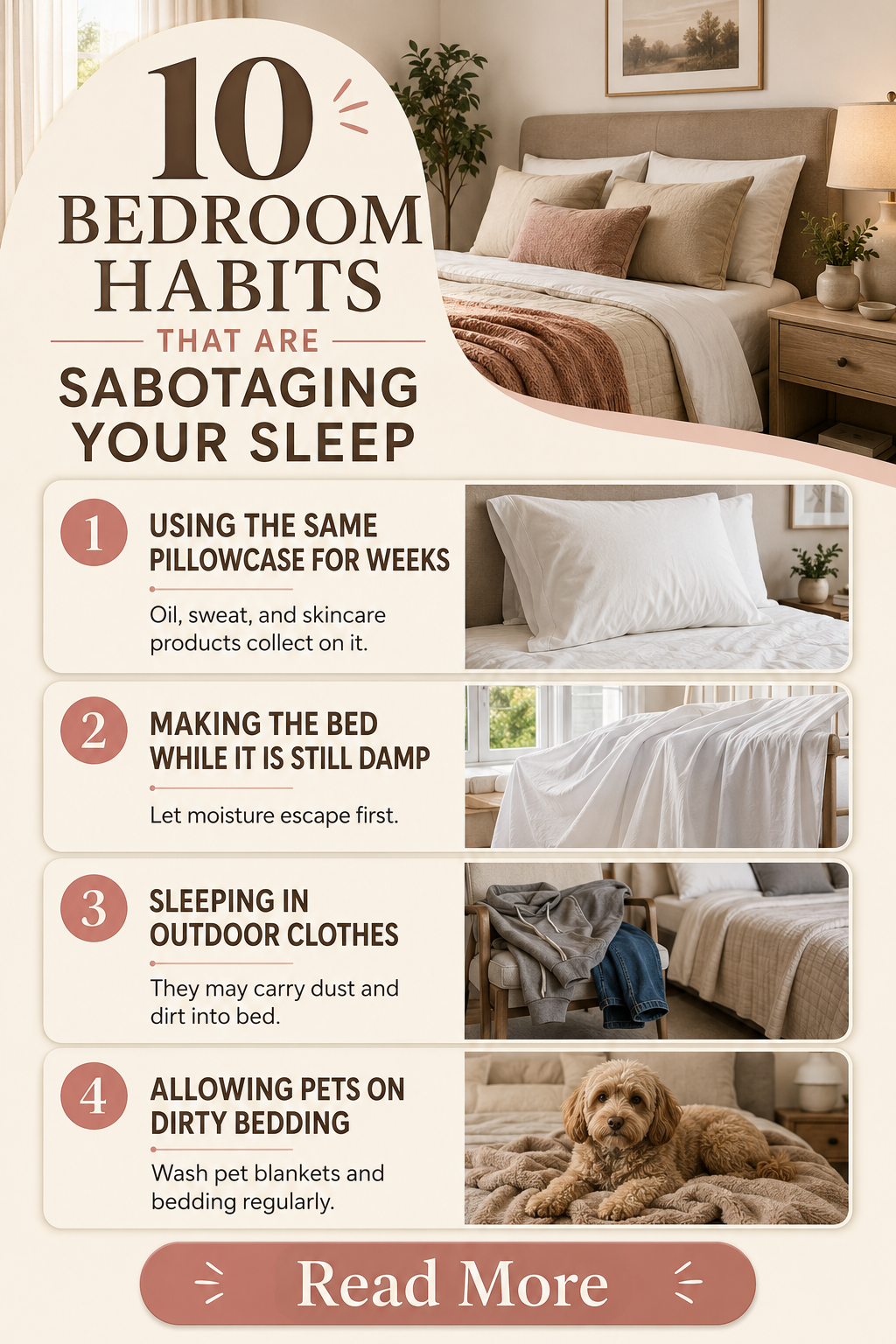 Bedroom Hygiene Mistakes