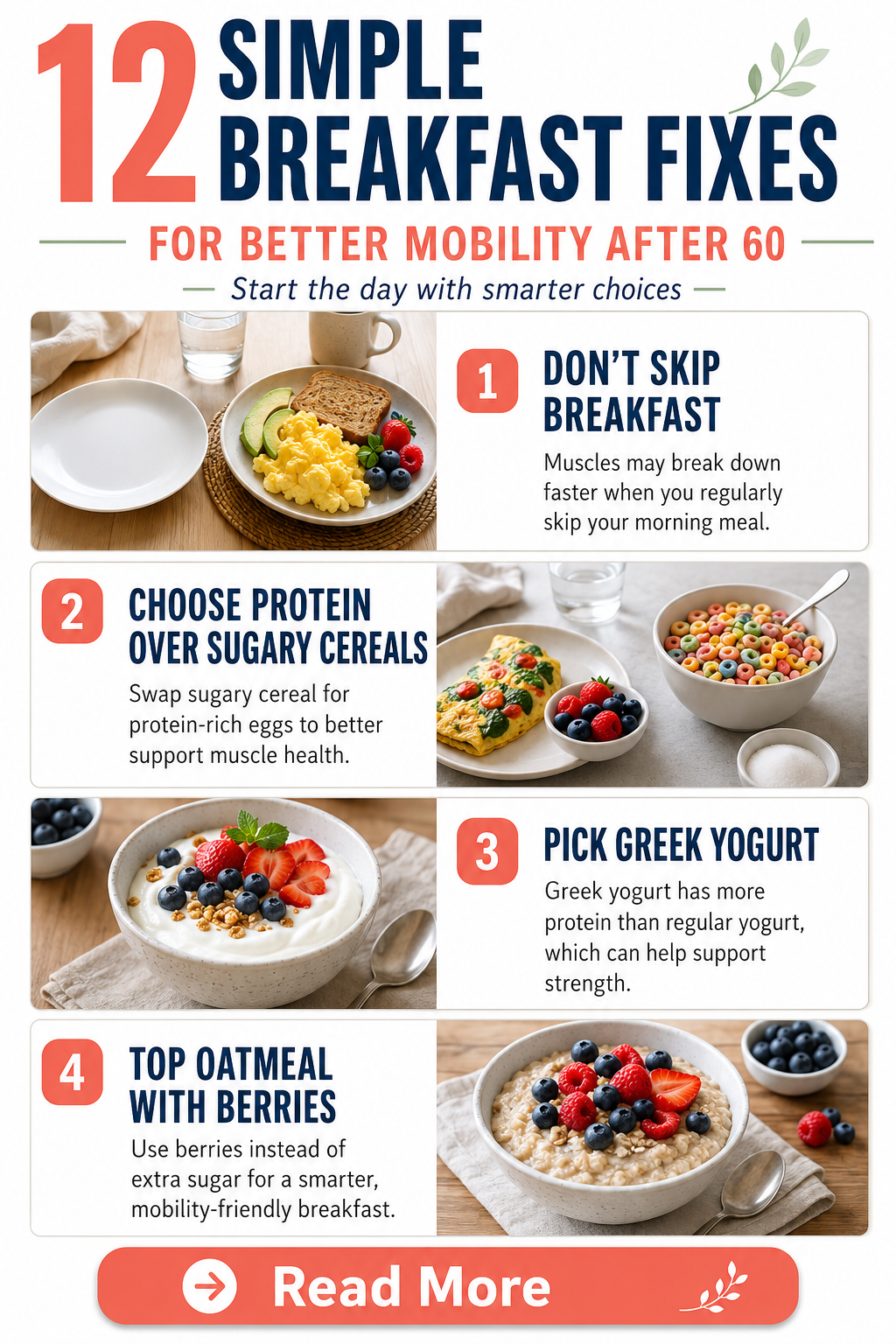 Simple breakfast tips for better mobility