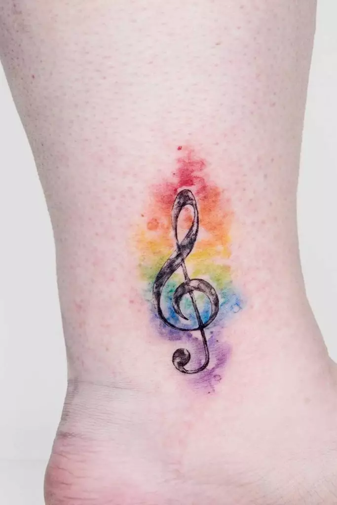 A Musical Key Tattoo