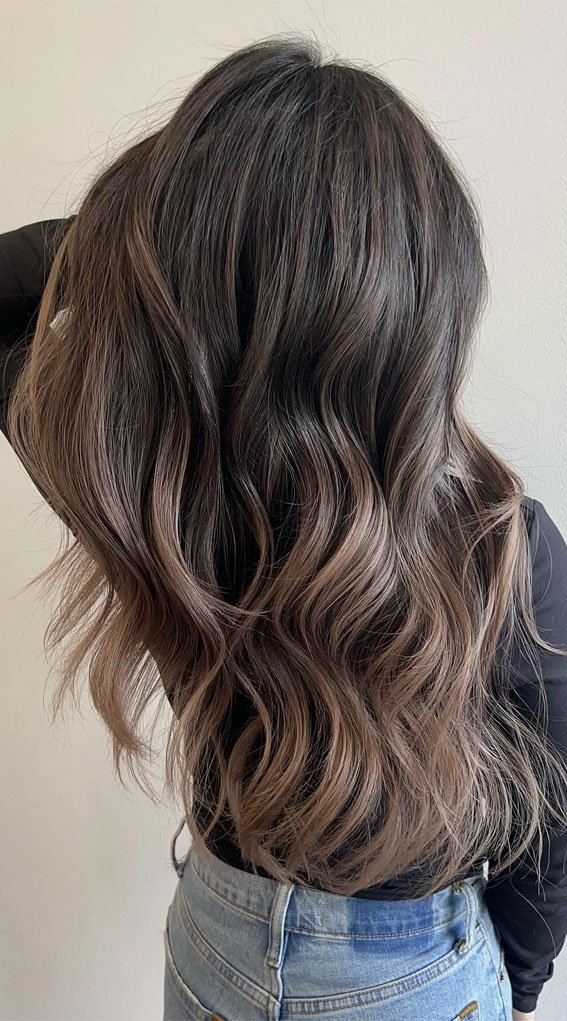 Ash Beige Brown Balayage