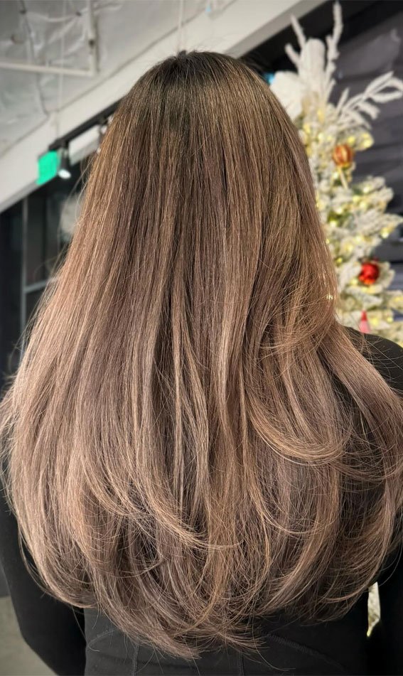 Ash Brown Balayage