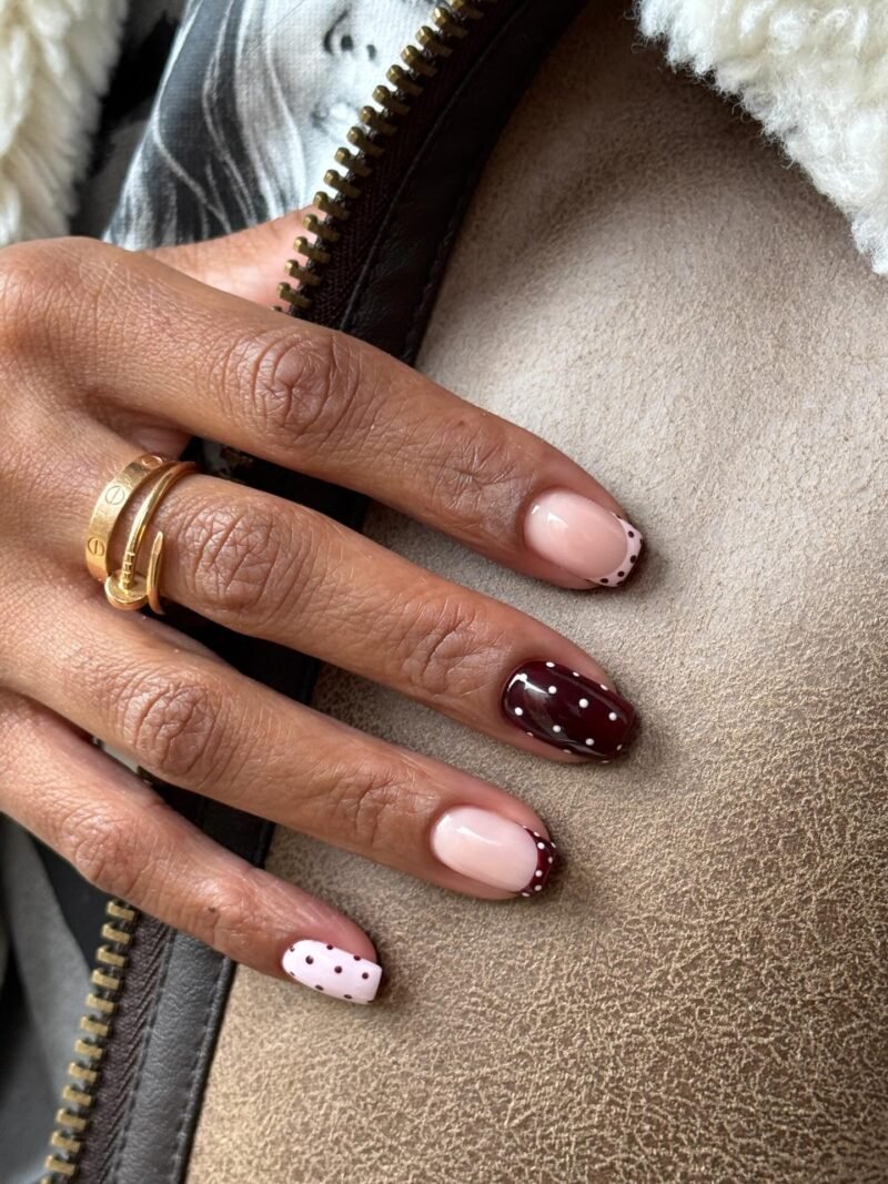 Brown Polka Dots