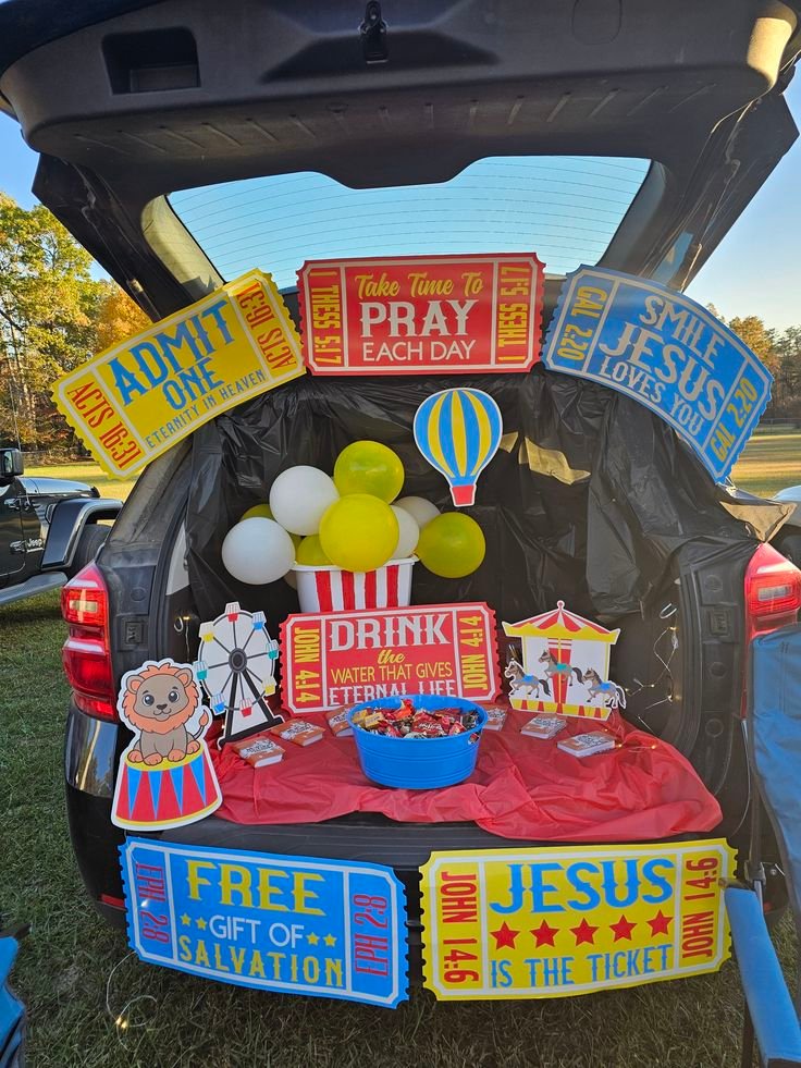 Christian Trunk-or-Treat Idea