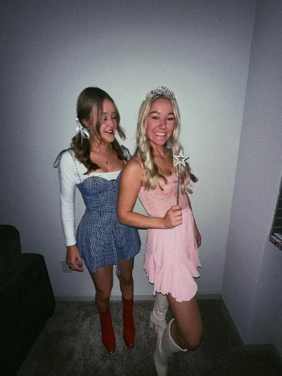 Dorothy and Glinda