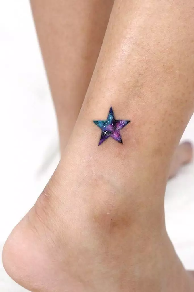 Galaxy Colored Star