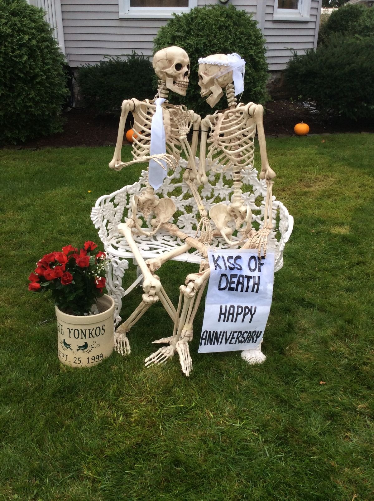 Oversized Halloween witch figure