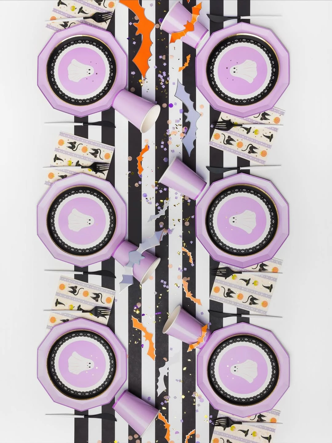 Pastel Ghost Table Setting