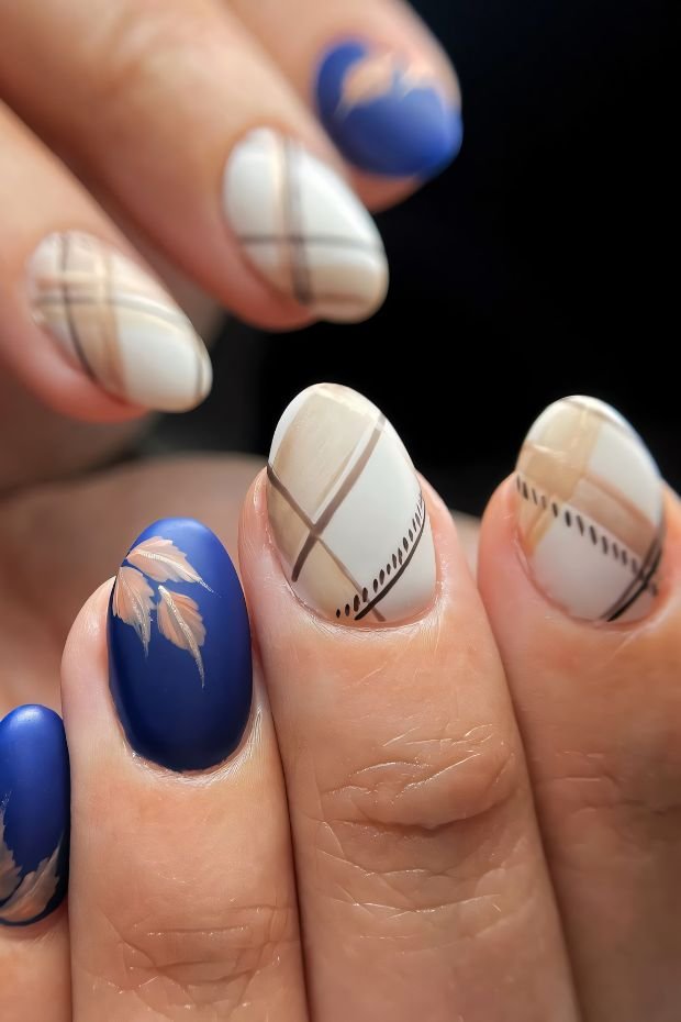 Plaid and Leaf Designs