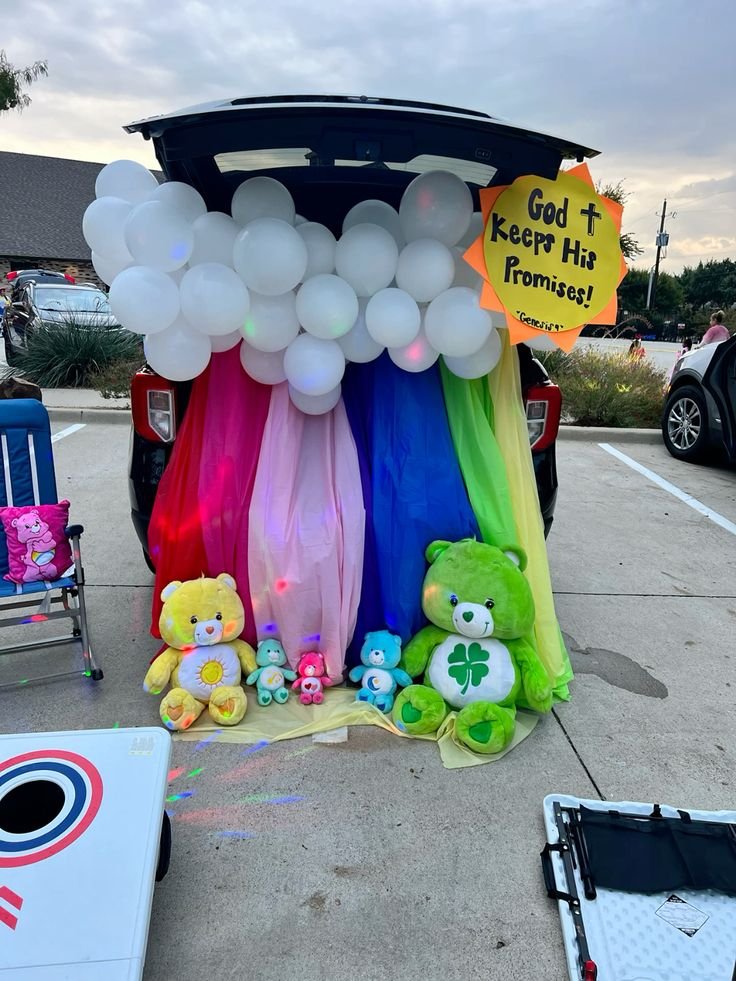Rainbow trunk or treat