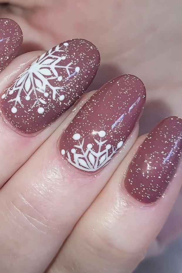 Snowflake Details and Glitter