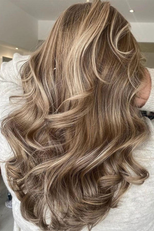 Soft Toffee Blonde Highlights