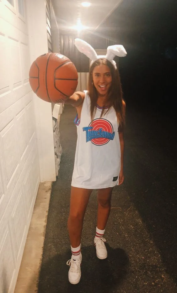 Space Jam-Inspired Bunny Basketball Costume