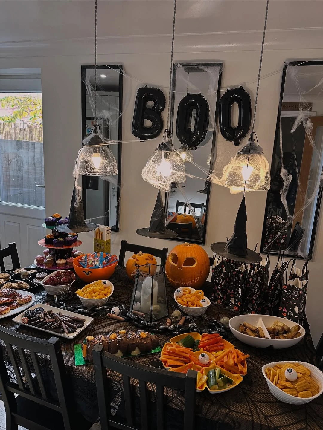 Spooky Spiderweb Dining Table
