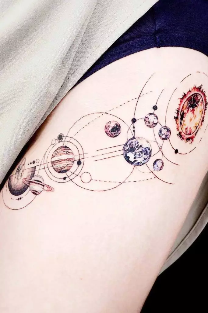 Watercolor Planets