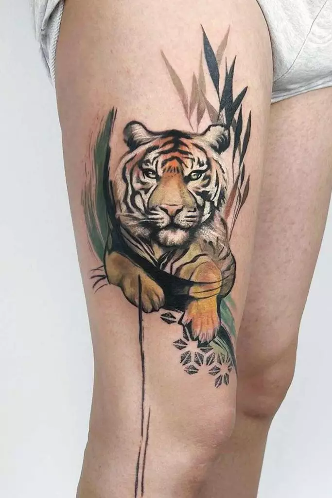 Watercolor Tiger